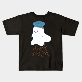 Little Ghost Grounded Kids T-Shirt